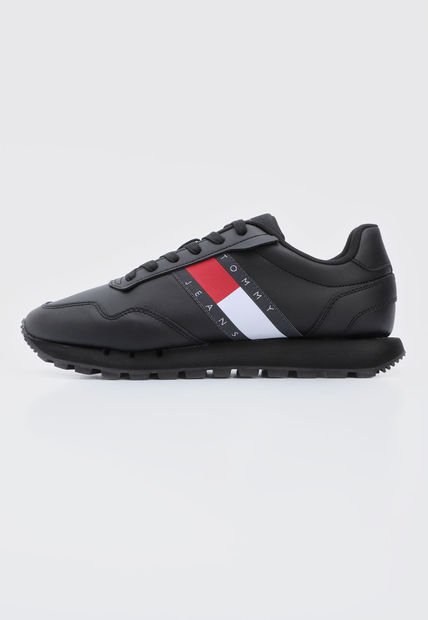 Tenis Lifestyle Negro Multicolor Tommy Jeans Retro Runner Mix