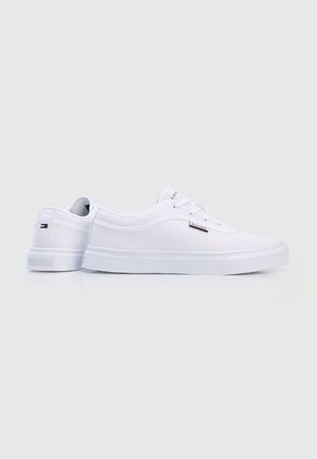 Tenis Lifestyle Beige-Blanco Tommy Hilfiger Core Lightweight Waffle Mesh