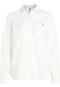 Camisa Blanca Oxford Manga Larga Con Logo Tommy Hilfiger de Tommy Hilfiger