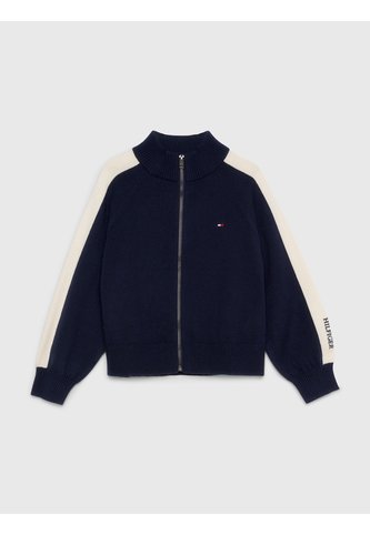 Chaqueta Azul Marino Con Cierre De Cremallera Y Logotipo Monotipo Tommy Hilfiger Tommy Hilfiger