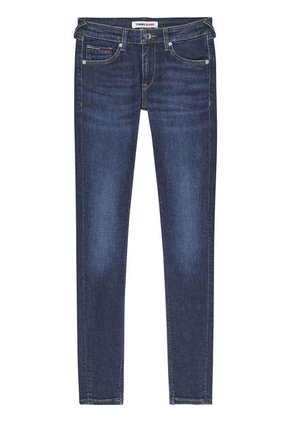 Jeans Sophie Ceñidos De Talle Bajo Mujer Azul Tommy Hilfiger