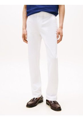 Pantalón Blanco Chino Denton Recto De Sarga Tommy Hilfiger