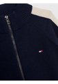 Chaqueta Azul Marino Con Cierre De Cremallera Y Logotipo Monotipo Tommy Hilfiger de Tommy Hilfiger