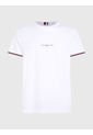 Camiseta Ribeteada De Corte Slim Hombre Blanco Tommy Hilfiger de Tommy Hilfiger
