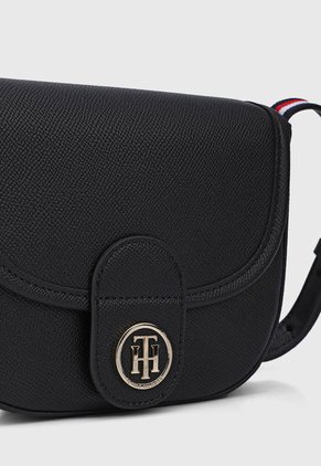 Bolso Manos Libres Negro-Dorado Tommy Hilfiger