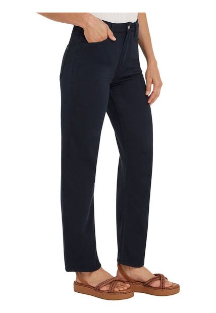 Jeans Azul Classics Rectos De Talle Alto Para Mujer Tommy Hilfiger