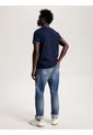 Camiseta Ribeteada De Corte Slim Hombre Azul Tommy Hilfiger de Tommy Hilfiger