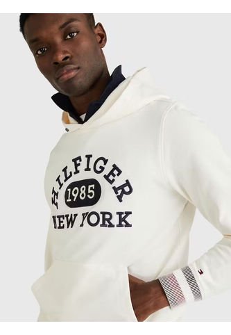Saco Con Gorro Y Logo Monotipo Hombre Blanco Tommy Hilfiger Tommy Hilfiger