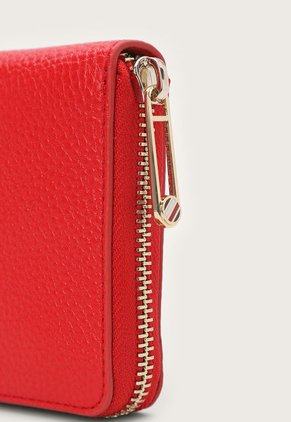Billetera Rojo-Dorado Tommy Hilfiger
