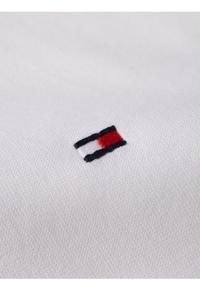 Camisa Liviana Oxford Corte Regular Hombre Blanco Tommy Hilfiger
