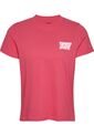 Camiseta Rosa De Cuello Redondo Con Logo Tommy Jeans de Tommy Hilfiger