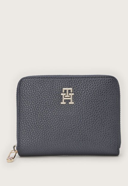 Billetera Azul Navy-Dorado Tommy Hilfiger