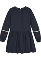 Vestido Azul De Algodón Con Cinta De Detalle De Franja Global Tommy Hilfiger de Tommy Hilfiger