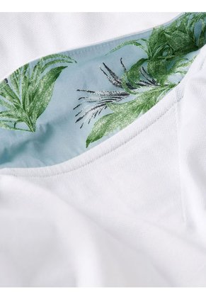 Polo Regular Con Logo Blanco Tommy Hilfiger