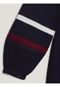 Vestido Azul De Algodón Con Cinta De Detalle De Franja Global Tommy Hilfiger de Tommy Hilfiger