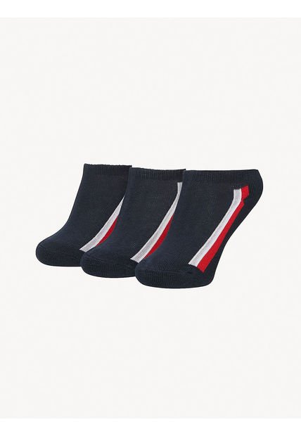 Pack De 3 Medias Tobilleras Con Logo Bordado Para Niños Unisex Tommy Hilfiger