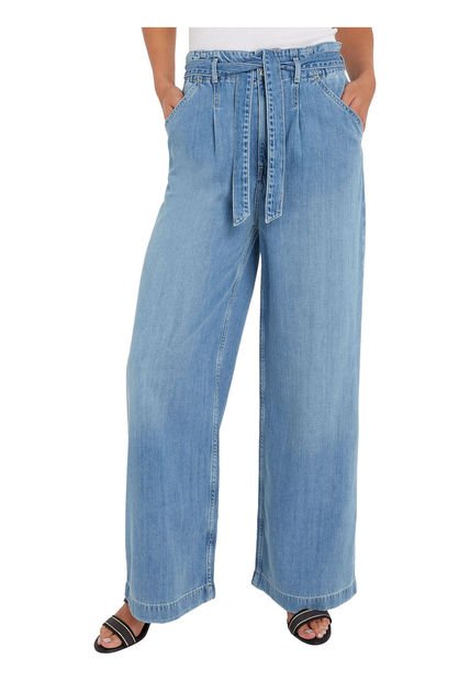 Pantalón Jeans Para Mujer Azul Tommy Hilfiger