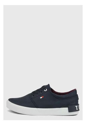Tenis Con Logo En La Suela Hombre Azul Tommy Hilfiger