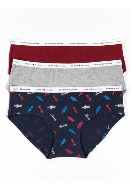 Bikini Multicolor Con Logo Tommy Hilfiger