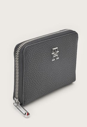 Billetera Negro-Plateado Tommy Hilfiger