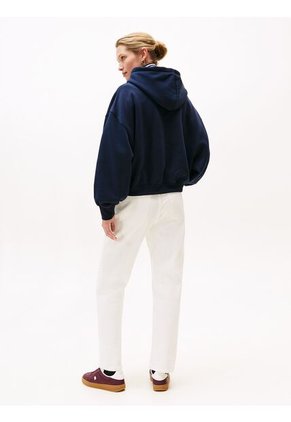 Buzo Multicolor Con Capota Y Logo Texturizado Tommy Hilfiger