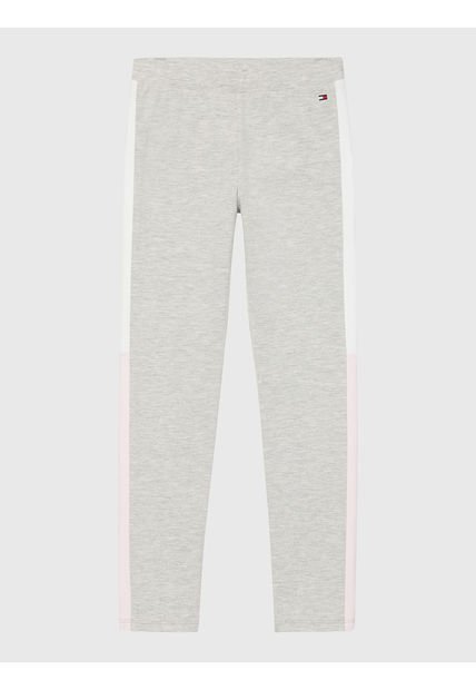 Legging Con Diseño Bloque De Colores Niña Gris Tommy Hilfiger