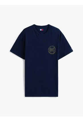Camiseta Azul Heritage Con Logo De Béisbol Tommy Jeans