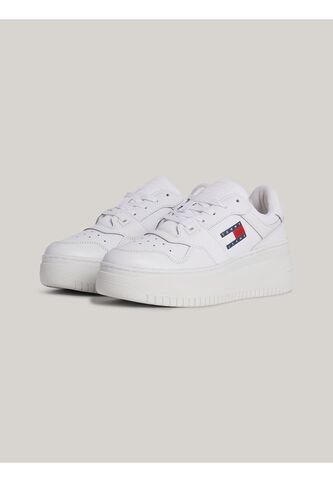Tenis Blancos Deportivas De Plataforma Retro Tommy Hilfiger Tommy Hilfiger