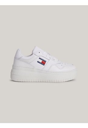 Tenis Blancos Deportivas De Plataforma Retro Tommy Hilfiger
