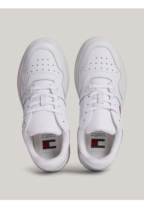 Tenis Blancos Deportivas De Plataforma Retro Tommy Hilfiger