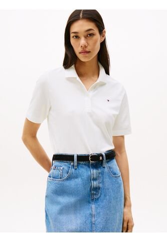 Polo Blanco 1985 De Corte Regular Con Logo Bordado Tommy Hilfiger Tommy Hilfiger