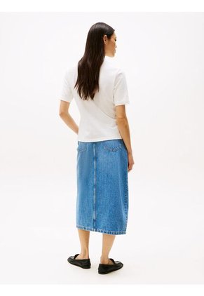 Polo Blanco 1985 De Corte Regular Con Logo Bordado Tommy Hilfiger