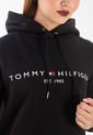 Hoodie Negro-Blanco Tommy Hilfiger de Tommy Hilfiger