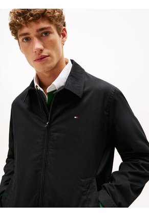 Rompe Negro Viento Clasica Ivy Con Logo Tommy Hilfiger