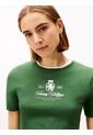 Camiseta Verde Varsity De Corte Slim Tommy Hilfiger de Tommy Hilfiger