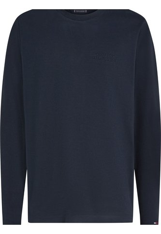 Camiseta Azul Manga Larga Con Logo Gráfico Tommy Hilfiger Tommy Hilfiger