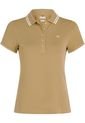 Polo Beige De Corte Slim Con Logo A Contraste Tommy Hilfiger de Tommy Hilfiger
