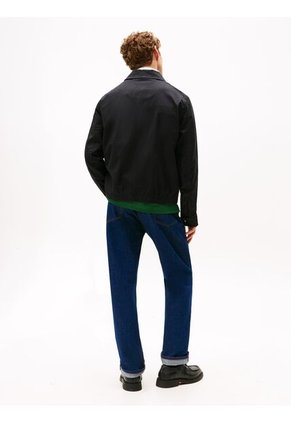 Rompe Negro Viento Clasica Ivy Con Logo Tommy Hilfiger