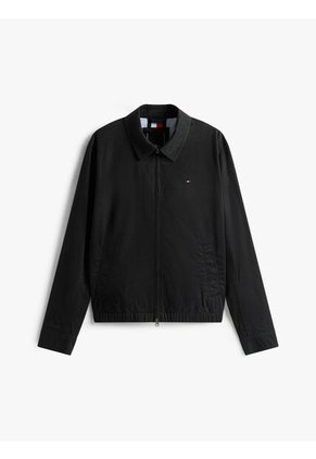 Rompe Negro Viento Clasica Ivy Con Logo Tommy Hilfiger