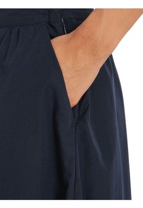 Falda De Poplin Mujer Azul Tommy Hilfiger