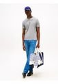 Camiseta Gris Con Logo Estampado Tommy Hilfiger de Tommy Hilfiger