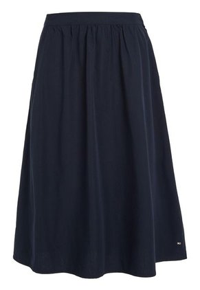 Falda De Poplin Mujer Azul Tommy Hilfiger