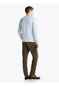 Camiseta Celeste De Manga Larga De Corte Slim Tommy Hilfiger de Tommy Hilfiger
