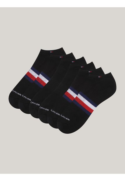 Pack Negro De 3 Medias Athletic Tommy Hilfiger