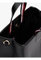 Bolso Negro Tote Cruzado Y Etiqueta Tommy Hilfiger de Tommy Hilfiger
