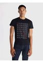 Camiseta Con Estampado Hombre Azul Tommy Hilfiger Hombre Azul Tommy Hilfiger de Tommy Hilfiger