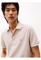 Polo Beige De Corte Regular Con Logo Tommy Hilfiger de Tommy Hilfiger