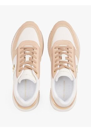 Tenis Blanco Con Paneles Metalizados Tommy Hilfiger