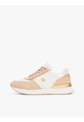 Tenis Blanco Con Paneles Metalizados Tommy Hilfiger