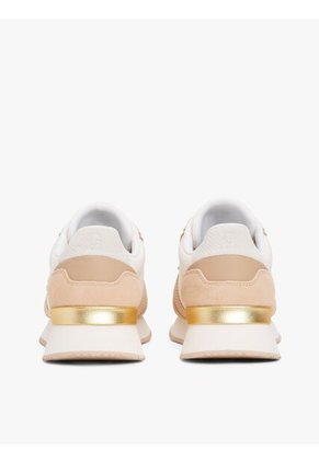 Tenis Blanco Con Paneles Metalizados Tommy Hilfiger